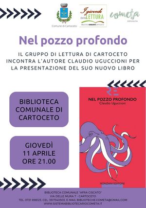 locandina nel pozzo profondo cartoceto